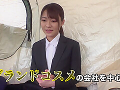 【顔レベル高×素人】ちっぱい貧乳アイドル並ロリ美少女JDがエロ合体！スーツ着エロ痴女り杭打ちピストン騎乗位！