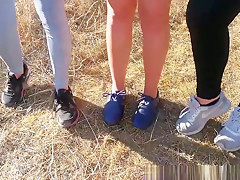 stinky sweaty smelly aryan gym teenfeet sneakers yogapants thights HOT!