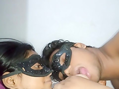 Indian Babe Boobs Pressing and Sucking POV