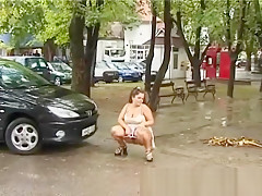 young girls pissing in public