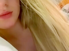 Hot Blonde Playing With Herself On Periscope
