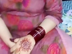 Desi Indian Bhabhi Became Hot As Soon As Dever Touched Her - With Hindi Audio