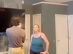 Hot Busty Mature Milf Stepsons Friend Fixes Her House And Her Pussy - 32 Year Age Gap!! - Danni Jones