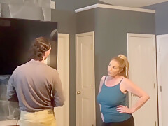 Hot Busty Mature Milf Stepsons Friend Fixes Her House And Her Pussy - 32 Year Age Gap!! - Danni Jones