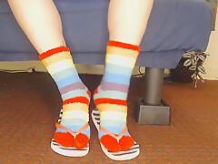 Fluffy Fuzzy Socks Flip Flops Shoeplay