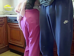 Mature Stepmother Lets Me Fuck Her Hairy Pussy In The Kitchen 5 Min