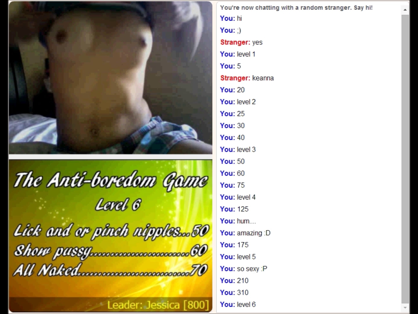 omegle teen amateur game